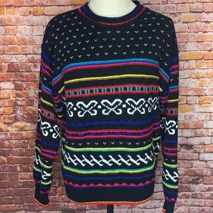 Vintage Beldoch Popper Bill Cosby Style Crewneck Sweater